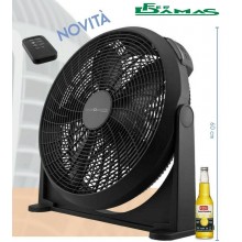 VENTILATORE DA TERRA E DA PARETE CFG MOD." BLACK CIRCLE 50 " ART. EV078